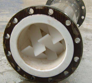 單元由交叉的橫條按一定規律構成單X型單元。適用于化工、石油、油脂等行業，粘度≤10^6厘泊或伴有高聚物介質的混合，同時進行傳熱、混合和傳熱反應的熱交換器，加熱或冷卻粘性產品等單-上海化工研究院